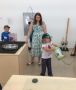 Bsuch des Sonderschulkindergartens in der Ausstellung "Anders Hören"