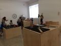 Bsuch des Sonderschulkindergartens in der Ausstellung "Anders Hören"