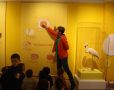 Museumsbesuch des Kindergartens bei der Kükenausstellung.