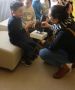 Museumsbesuch des Kindergartens bei der Kükenausstellung.