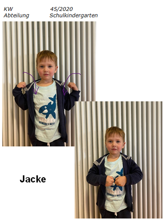 Gebärde: Jacke